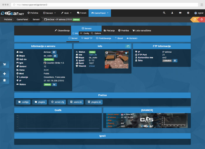 gamepanel preview